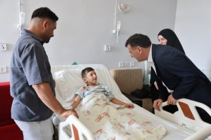 Başkan Çetin, Sünnet Çocuklarını Ziyaret Etti